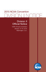 2015 Division II Official Notice