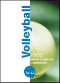 2003 NCAA Women's Volleyball Rules and Interpretations