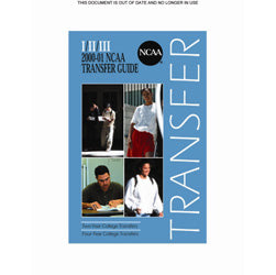 Transfer Guide Examples 2000-01 Transfer Guide – NCAA Publications