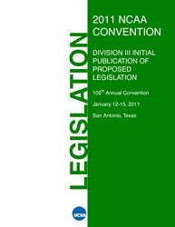 Initial Publication of Proposed Legislation (IPOPL) Submitted by the Division III Membership 105th Annual Convention
