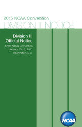 2015 Division III Official Notice
