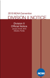 2019 Division II Official Notice