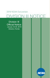 2019 Division III Official Notice