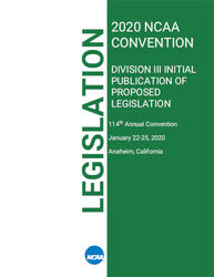 Initial Publication of Proposed Legislation (IPOPL) Submitted by the Division III Membership 114th Annual Convention