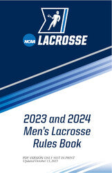 2023 and 2024 Men's Lacrosse Rules Book