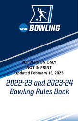 2022-23 and 2023-24 NCAA Women's Bowling Rules