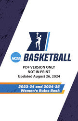 2023-24 and 2024-25 NCAA Women's Basketball Rules Book - ONLINE ONLY