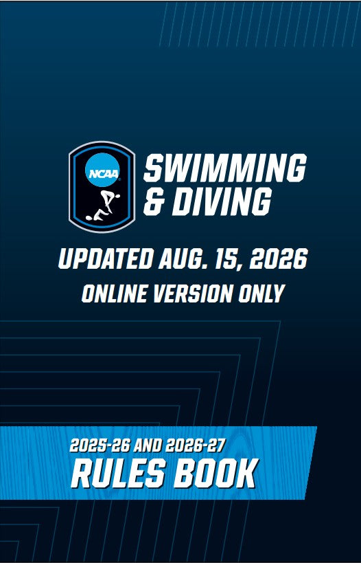 2025-26 And 2026-27 Swimming And Diving Rules Book - PDF Download